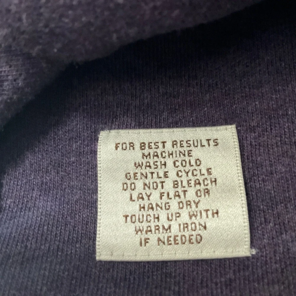 Peter Millar Mens XL Purple 100% Cotton‎ Quarter Zip Pullover Sweater Mock Neck